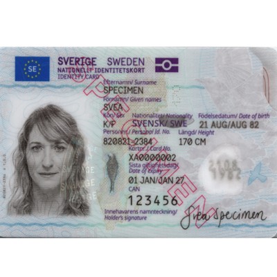 Swedish id card