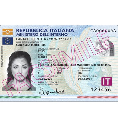 Italy ID card