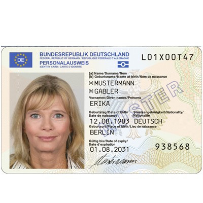 German ID card